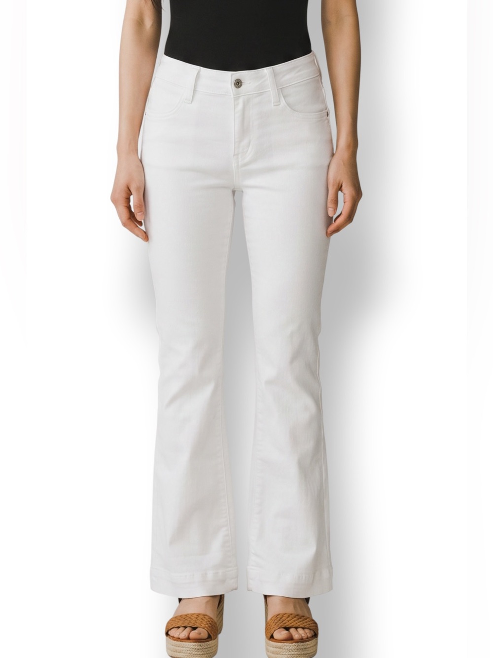 4/$20 James Jeans Humphrey White Bootcut Jeans Women’s Size 28 Made in USA